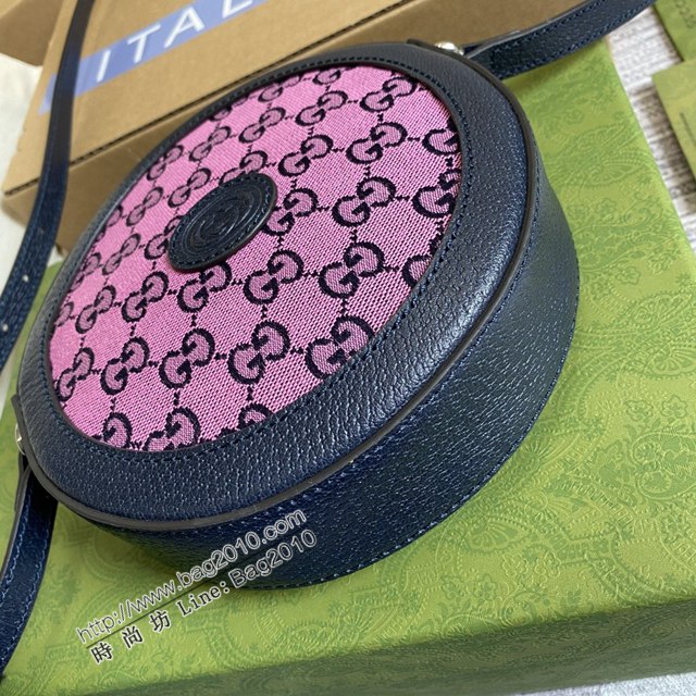 Gucci新款包包 古馳GG Marmont系列圓形包 Gucci單肩斜挎圓餅包 658825  ydg3243